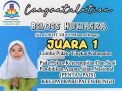 Siswi SDIT Diniyyah Al-Azhar Bungo Raih Juara 1 Lomba Pidato tingkat Kabupaten Bungo