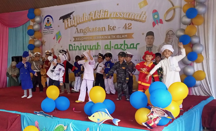 Haflah Akhirussanah, Begini Keceriaan Anak Kelompok Bermain Dan TK ...