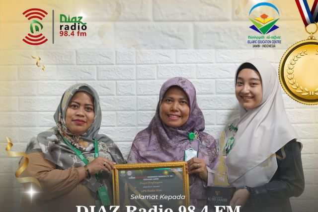 Selamat!! DIAZ Radio Raih Penghargaan Program Anak-anak Terbaik Anugerah KPID Provinsi Jambi