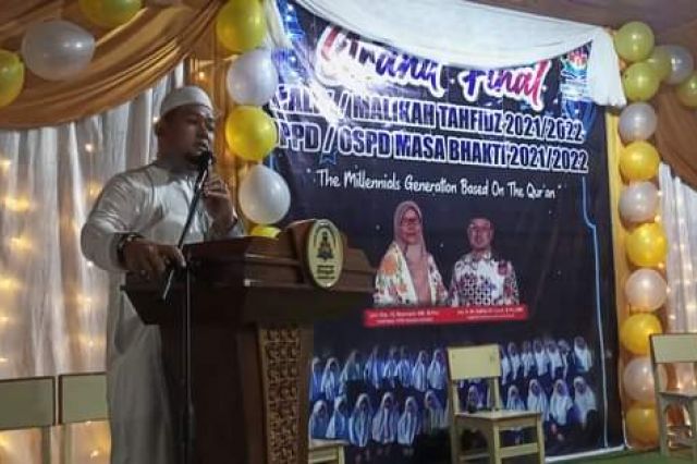 Malam Grand Finalis Malik & Malikah Tahfidz (MHQ) 2021-2022 Santri Diniyyah Al-Azhar Digelar, Ini Pesan Ustadz H Abdul Muhaimin, B.Sy.E, ME