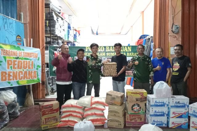 NTJ Salurkan Bantuan Bencana Alam Banjir Lahar Dingin Gunung Matapi