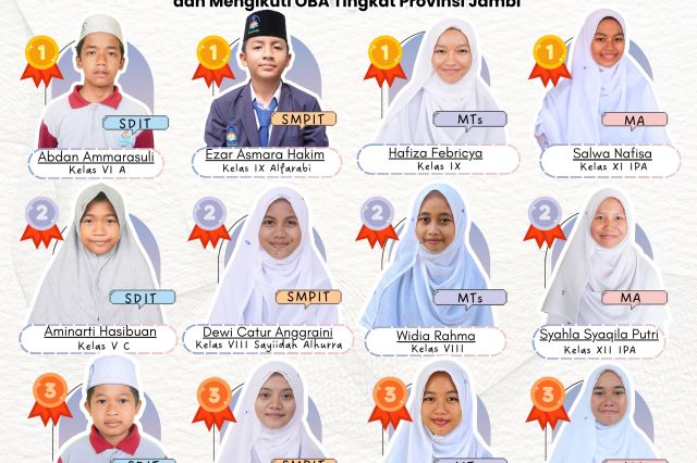 Prestasi Gemilang! 12 Santri Diniyyah Al-Azhar Bungo Lolos ke Olimpiade Bahasa Arab Tingkat Provinsi