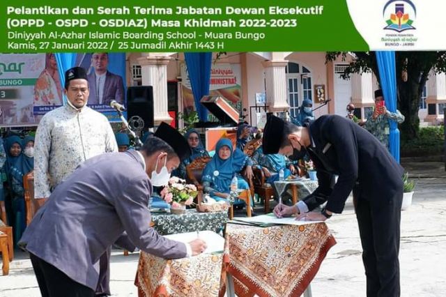 Pondok Pesantren Diniyyah Al-Azhar Bungo Gelar Pelantikan OSPD, OPPD dan OSDiaz